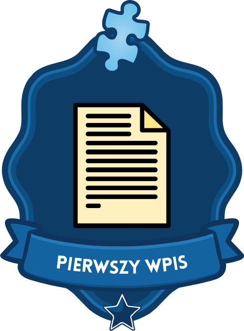 Dodał 1 puzzel do bazy Pierwszy wpis