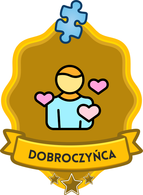 Wpłacił darowiznę na Puzzlopedię Dobroczyńca