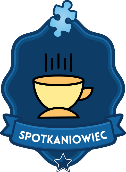 Wziął udział w spotkaniu offline Spotkaniowiec