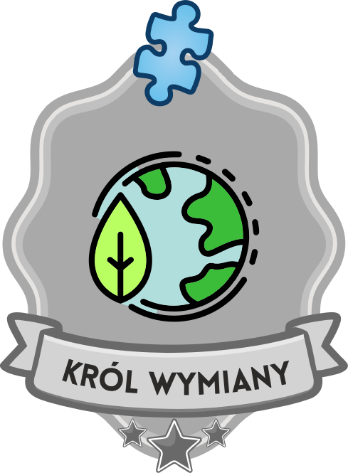 Zdobył wszystkie odznaki „wymienię” +100 Król wymiany