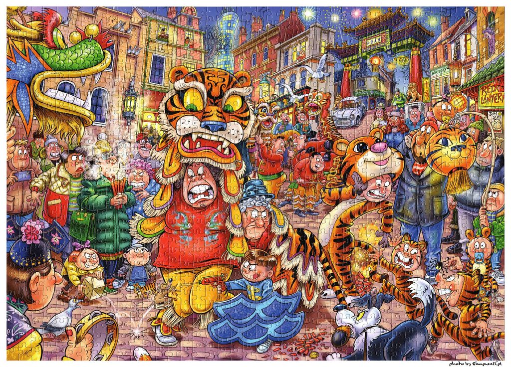 Powiększony obrazek puzzli