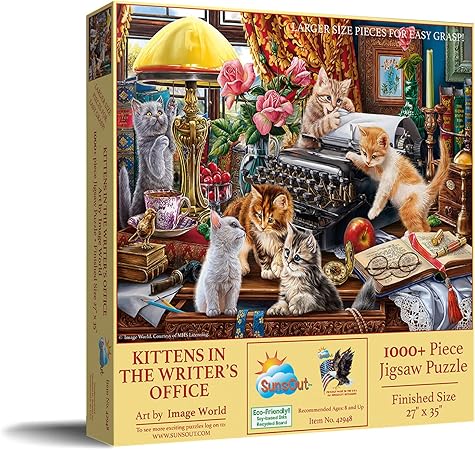 Kittens in the Writer'S Office