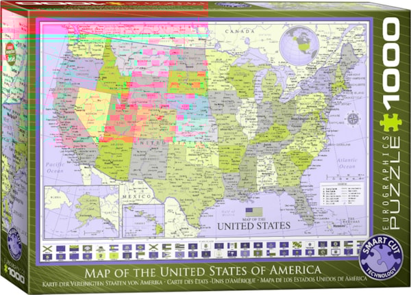 Map of the United States of America