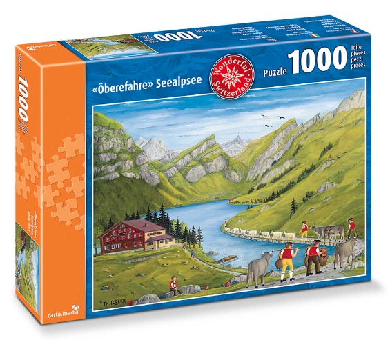 Crossing to Lake Seealpsee