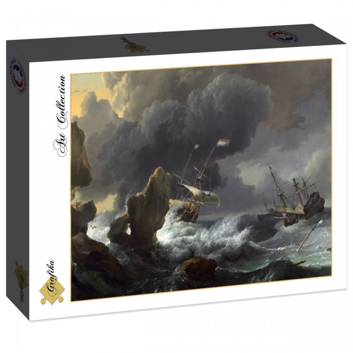 Ships in Distress off a Rocky Coast, 1667