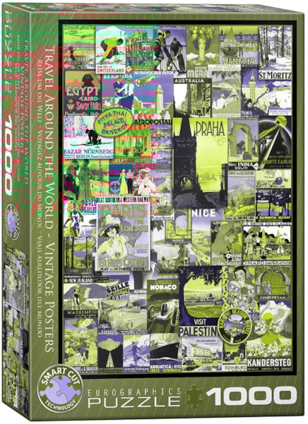 Travel Around the World Vintage Posters