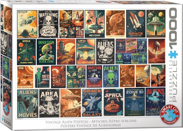 Vintage Alien Posters